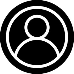 User Profile Avatar Silhouette Style Vector Icon