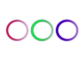 Abstract RGB Color Rings