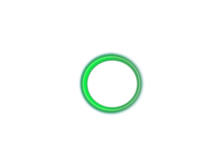 Glowing Green Ring Loading Icon