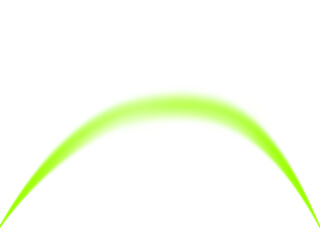 Abstract Neon Green Arch on Light Gray