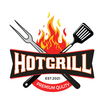 Hot Grill BQ Logo barbecue