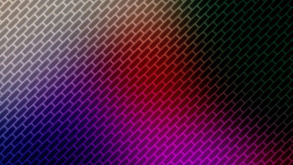 Vibrant Glowing Mosaic Tiles Pattern in Diagonal Arrangement With Multicolored Gradient Effects for Futuristic Gaming Screens and Streaming Wallpapers