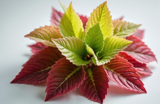 Coleus amboinicus close up shot. Green leaves on bright background. Plant has medicinal and aroma properties. Herbal ingredient in food preparation. Fresh herb in macro view for botany science.