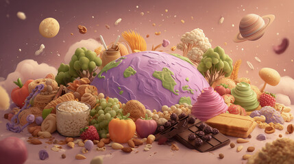 Quark Nutrition Concept for Global Food Awareness Day 