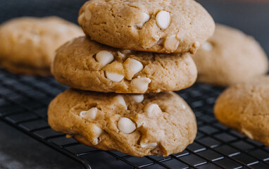 Thick White Chocolate Cookies