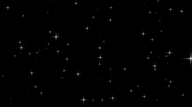 Alpha particles dazzling glowing magical glitter animation included shimmering effect green screen trail entering left frame transition on black background	