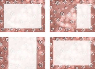 beautiful christmas background with space for design, to print © g_oann