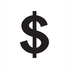 dollar sign icon vector illustration