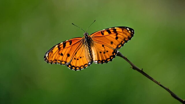 butterfly on a branch