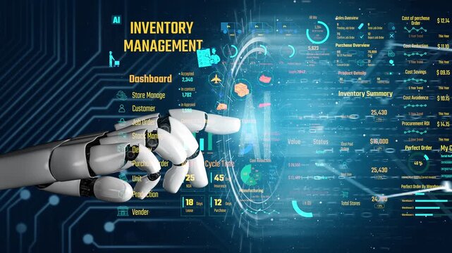 AI manages inventory dashboards through virtual assistant analytics, smart tracking systems, and artificial intelligence for warehouse and procurement efficiency. Thunk