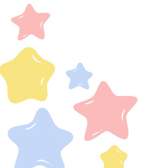 Colorful Star Shapes Illustration