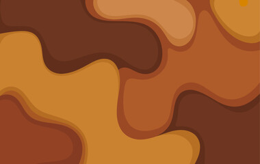 Creative Abstract Artwork in Earthy Brown and Orange Colors for Digital and Print Designs