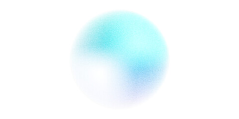 Gradient background, color gradation circle with grain noise texture, vector abstract watercolor holographic blur. Color gradient soft blend mesh of blue iridescent colors