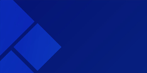 Obraz premium Modern blue background for presentation design with abstract geometrics shapes decoration. Vector illustration for technology, game design, business or corporate needs