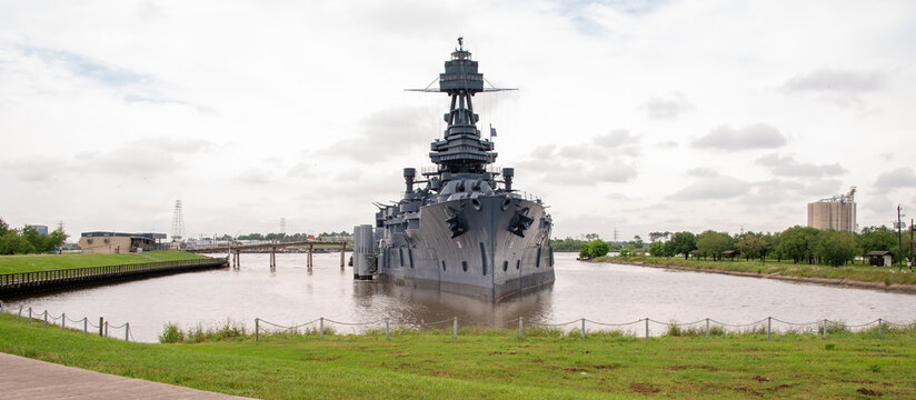 USS Texas Battleship in La Porte near Houston, Texas