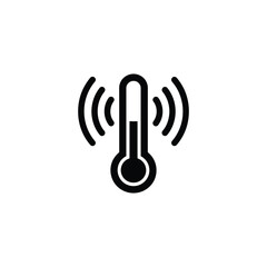 Market Trend Forecasting Thermometer. Business Trend Heat Indicator. Market Temperature Gauge Icon.