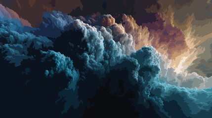 Cloudscape illustration