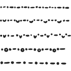 Black Line Decorative Element PNG Minimal Graphic Ornament