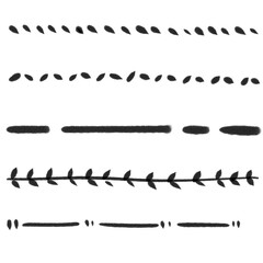 Black Line drawing Decorative Element png