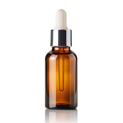 Fototapeta premium Serum Dropper Bottle Isolated on Transparent Background