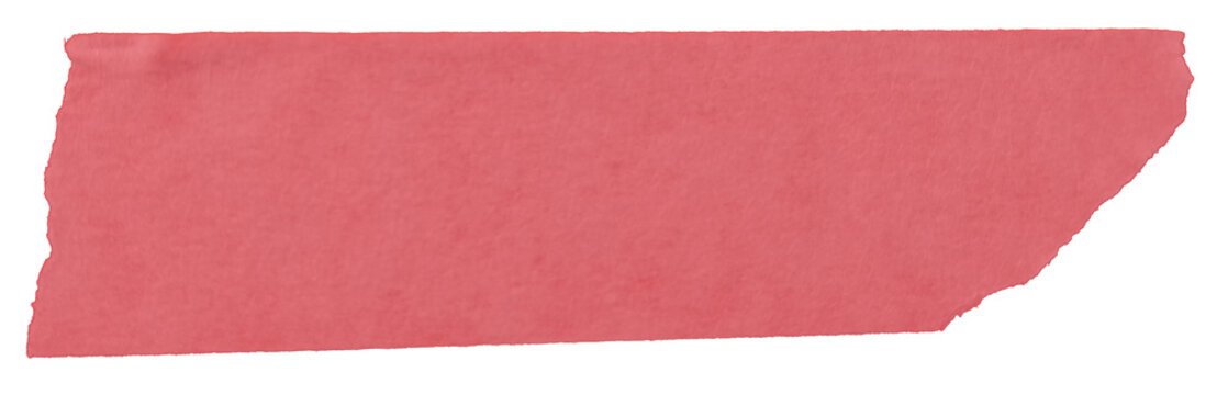 Soft pink torn paper rectangle with rough ripped edges layered over yellow background strips, creating a modern collage craft look for scrapbooking, photo frames, and creative design compositions.