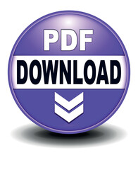 download button for internet website use. Blue Download icon on isolated white background with shadow.