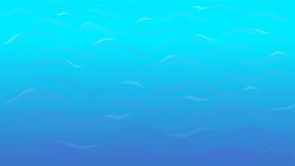 Serene Blue Ocean Gradient With Gentle Waves