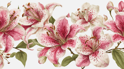 watercolor painting of Elegant wedding invitation card background vector. Minimal hand painted watercolor botanical Lilly flowers texture template background. Design for wedding, vip cover, poster,