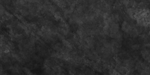 Old black wall background. Textured black grunge background. Abstract wall texture for pattern design. Abstract grey color design white light gradient background. Black board banner background.

