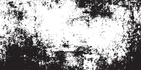Abstract black and gray grunge concrete cement texture. transparent background black grungy scratched  stone vector illustration.
