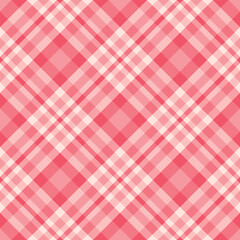 Checkered design for prints.Repeating patern plaid. Seamless pink,white color check pattern.  Repeated tartan fabric.Vector scottish fabriс.Ekose texture.Madras flannel.Checker line.Stripe gingham.

