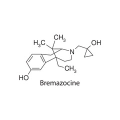 BRL-52537 Molecular Structure Illustration
