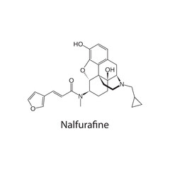 Fototapeta premium TAN-67 Chemical Structure Diagram