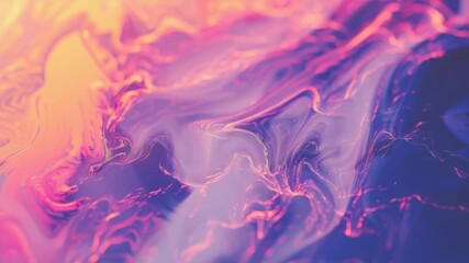 Video A detailed look at a vibrant abstract art piece featuring swirling colors and textures