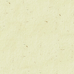 Seamless light cream handmade paper texture with visible fibers and natural inclusions. Natural fiber paper with subtle grain. Handmade recycled paper surface. Soft vintage paper with minimal texture.
