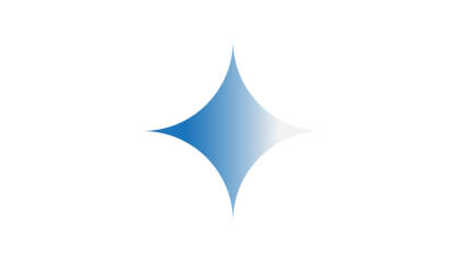 Abstract star shape glows softly against a deep black background, creating a serene mood.