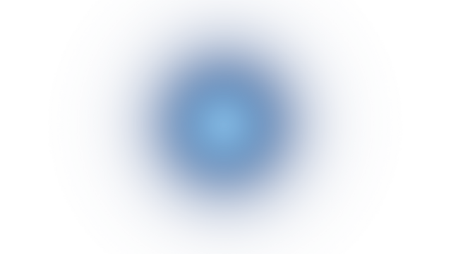 An abstract circular gradient of soothing blues fading to light in the center.