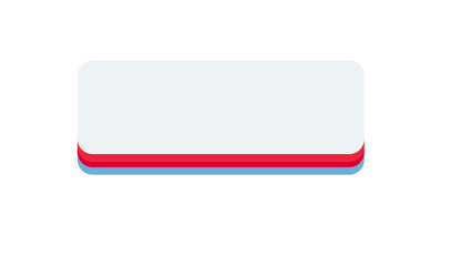 Abstract layered graphic with a white rectangle, red stripe, and light blue stripe.