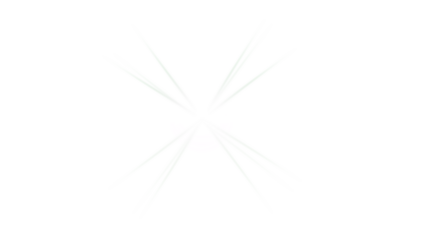 Abstract glowing orb on a stark black background emits radiating beams of light.