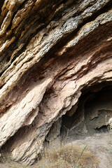 Gorge with karst formation in Alicante