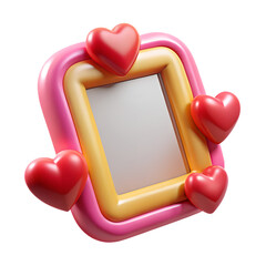 Romantic Frame for Photo Valentine Theme