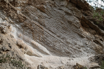 Gorge with karst formation in Alicante