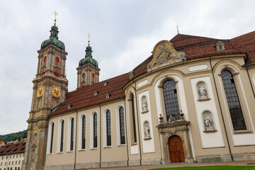 The Cathedral of Saint Gall Abbey in St. Gallen, Switzerland