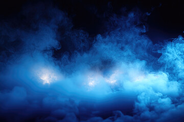 Fototapeta premium Abstract Blue Smoke Effect
