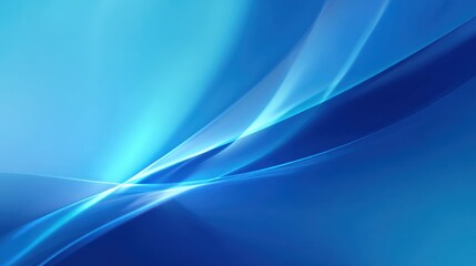 Obraz premium Soft blue light swirls and glows creating a calm and serene atmosphere in this abstract scene.