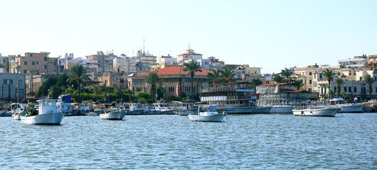 Panoramic view of El Mina Tripoli, North Lebanon
