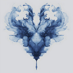 Stunning fluid art with mesmerizing blue ink patterns creating a modern, elegant abstract design for contemporary projects and sophisticated backgrounds