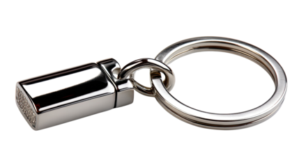 Key Holder: a sleek, metallic key holder, designed for style and functionality, is presented with a focus on its polished finish.