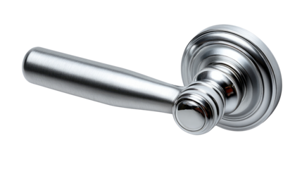 Door Handle Design: A close-up showcases a sleek and stylish door handle, crafted from polished metal, radiating a sense of elegance and sophistication.