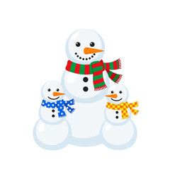 Snowman winter holiday christmas snow festive decoration december season celebration frost cold cheerful happy